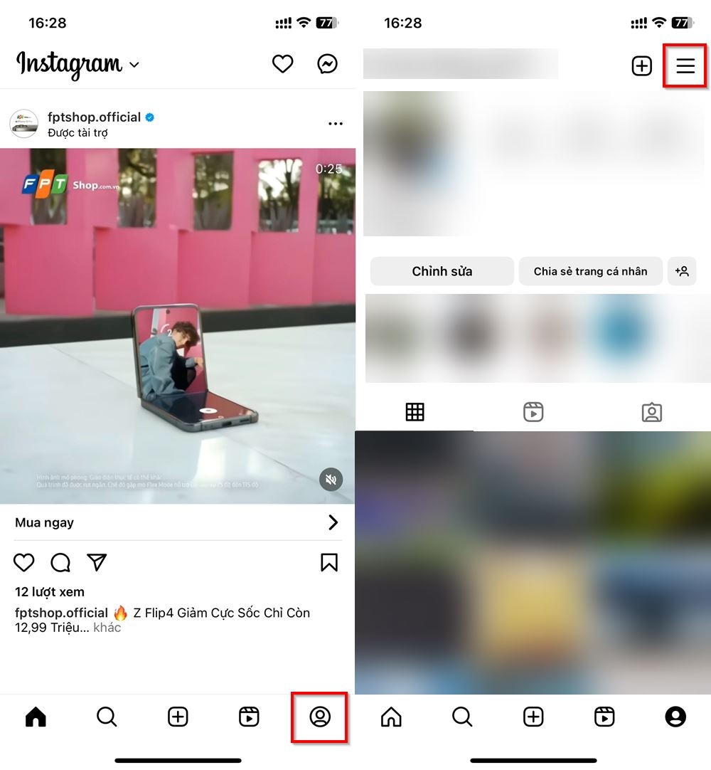 Cách xem lại video trên Instagram DM