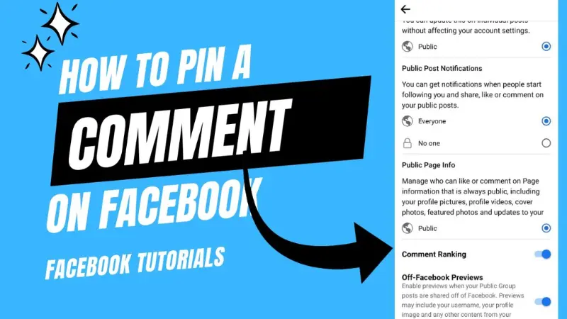 Instructions on how to pin comments on Facebook in detail