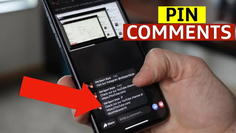 What is the comment pinning feature on Facebook?