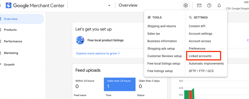 Where to renting a Google Shopping Ads account?