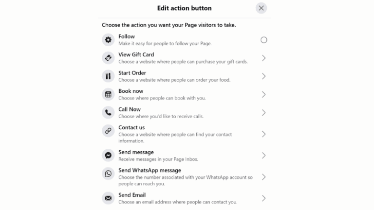 Add images and a call-to-action button