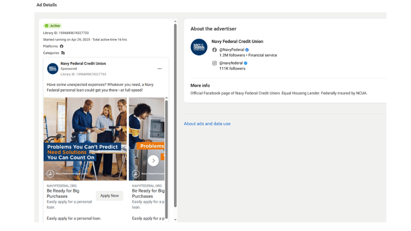 Facebook Ads Library
