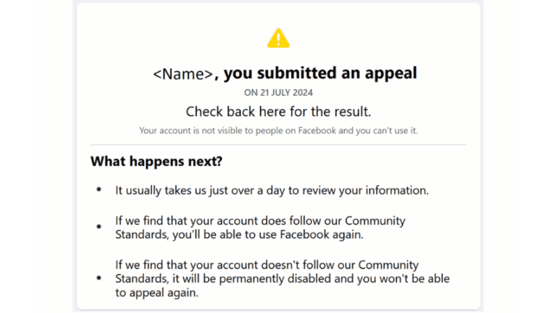 Write a clear, specific appeal