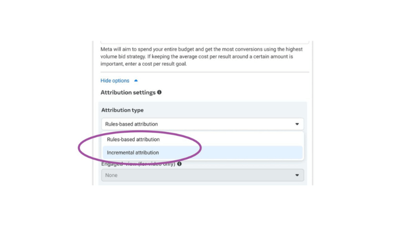 How to set up incremental attribution in Ads Manager
