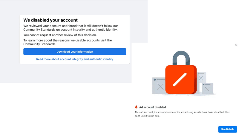 Why is your ad account being disabled?
