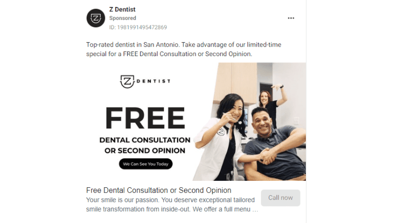 Setting up Facebook ads for dentists