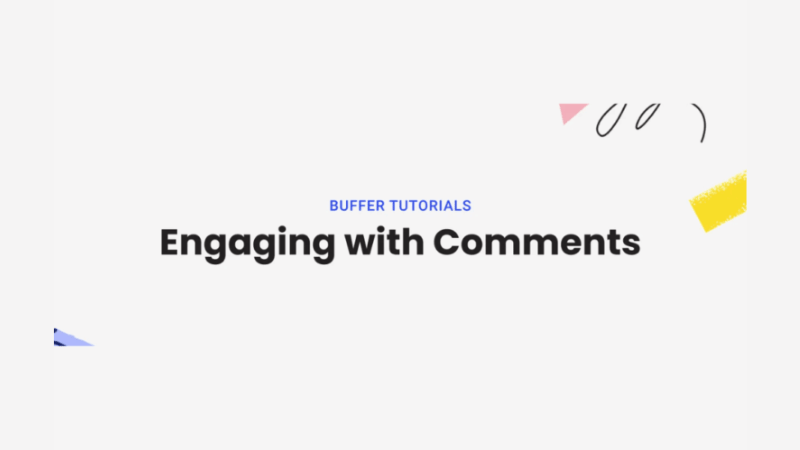 Engage with comments