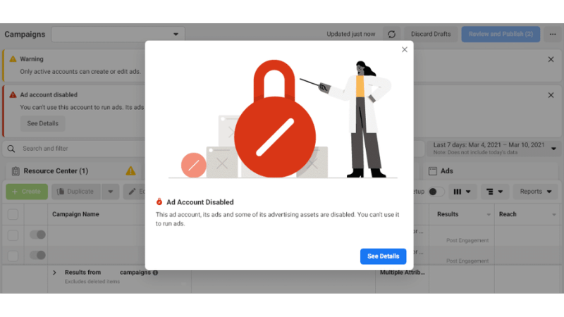 Penalizing cloaking behavior