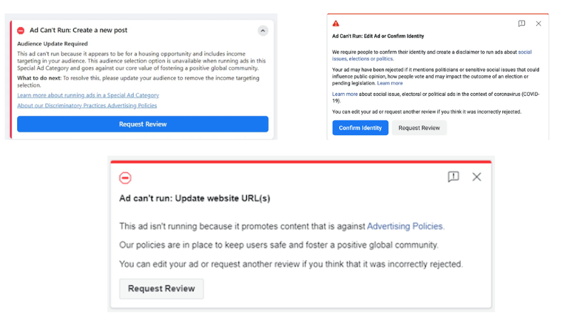 Common mistakes that cause your ads to be unapproved