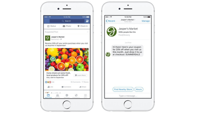 Messenger Ads in Facebook ad campaigns