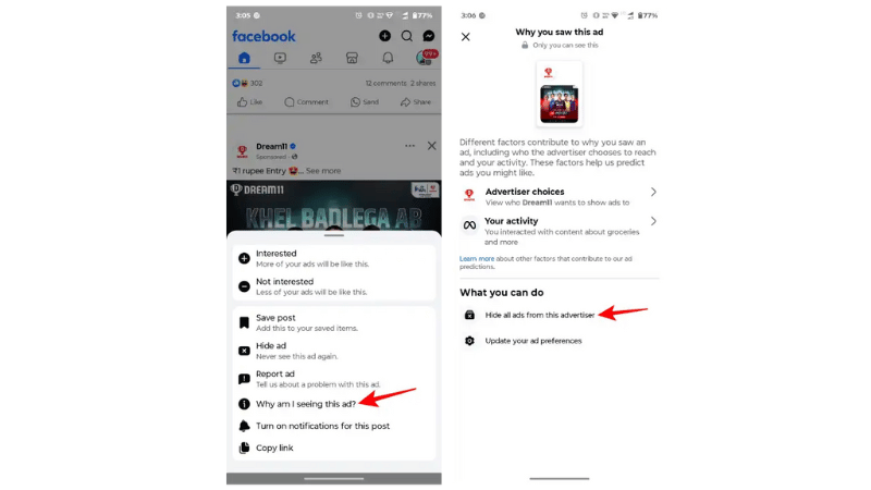 3 Effective ways to block ads on Facebook when watching videos