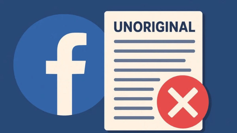 How does Facebook define non-original content?