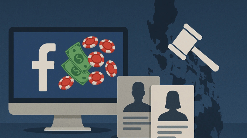 Gambling content is absolutely prohibited by Facebook