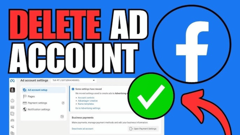 Cases where you need to delete an ad account to protect personal information