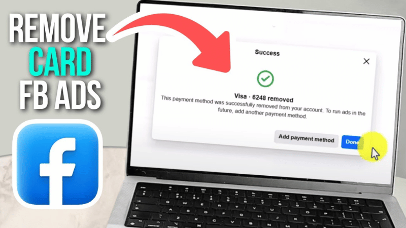 How to successfully remove Visa card from a disabled Facebook advertising account