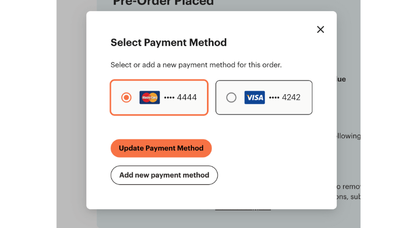 Necessary notes before removing payment methods in an ad account