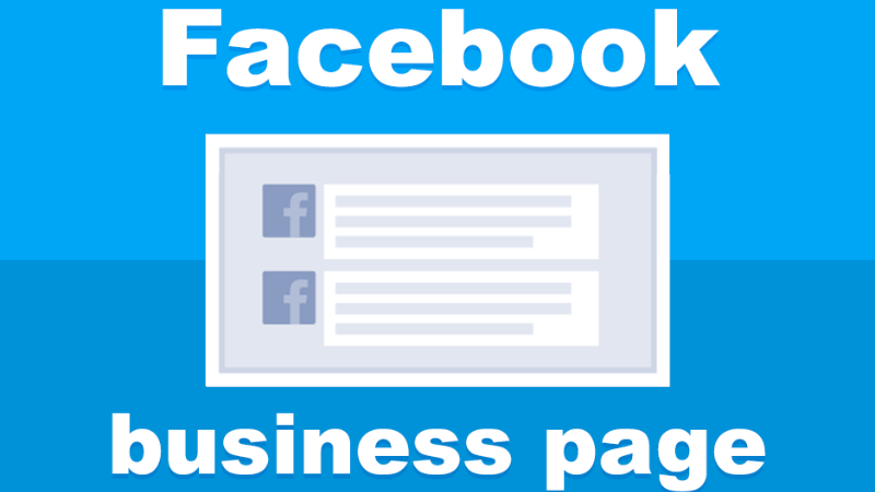 Facebook business page