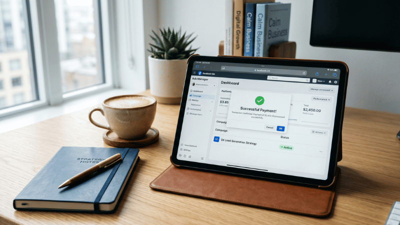Successful-and-stable-Facebook-ad-campaign-using-a-premium-agency-account