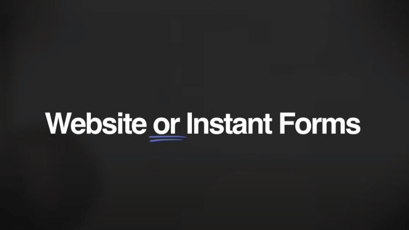 Website và Biểu Mẫu Tức Thì Trong Cùng Một Nhóm Quảng Cáo